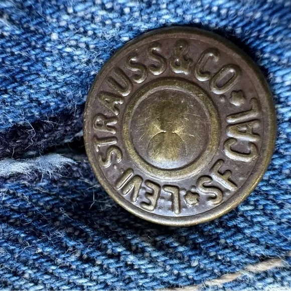 Vintage 1987 Levi's Blue Denim Jeans Size 11 (women’s 4) - Picture 10 of 15